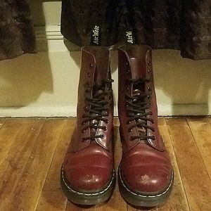 Dark Red Doc Martens